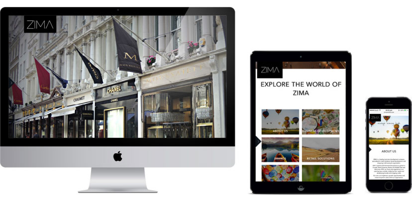 ZIMA - Website