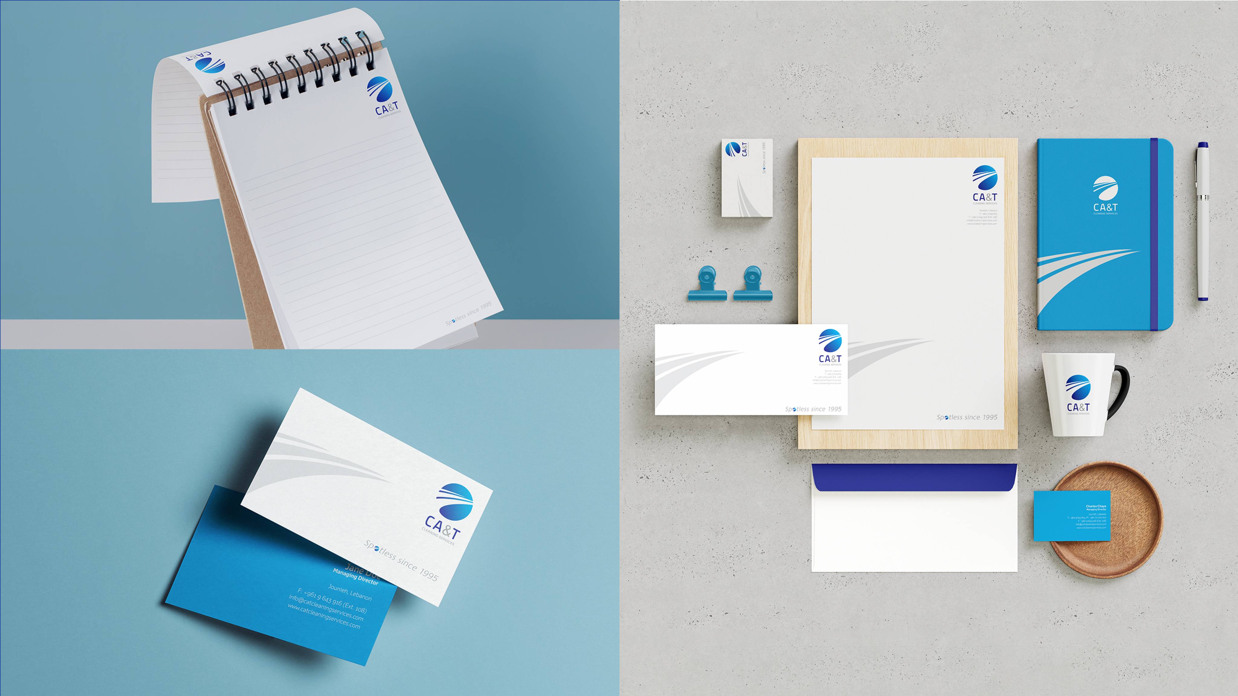 Stationery - CA&T Cleaning | Case Study - Spearhead