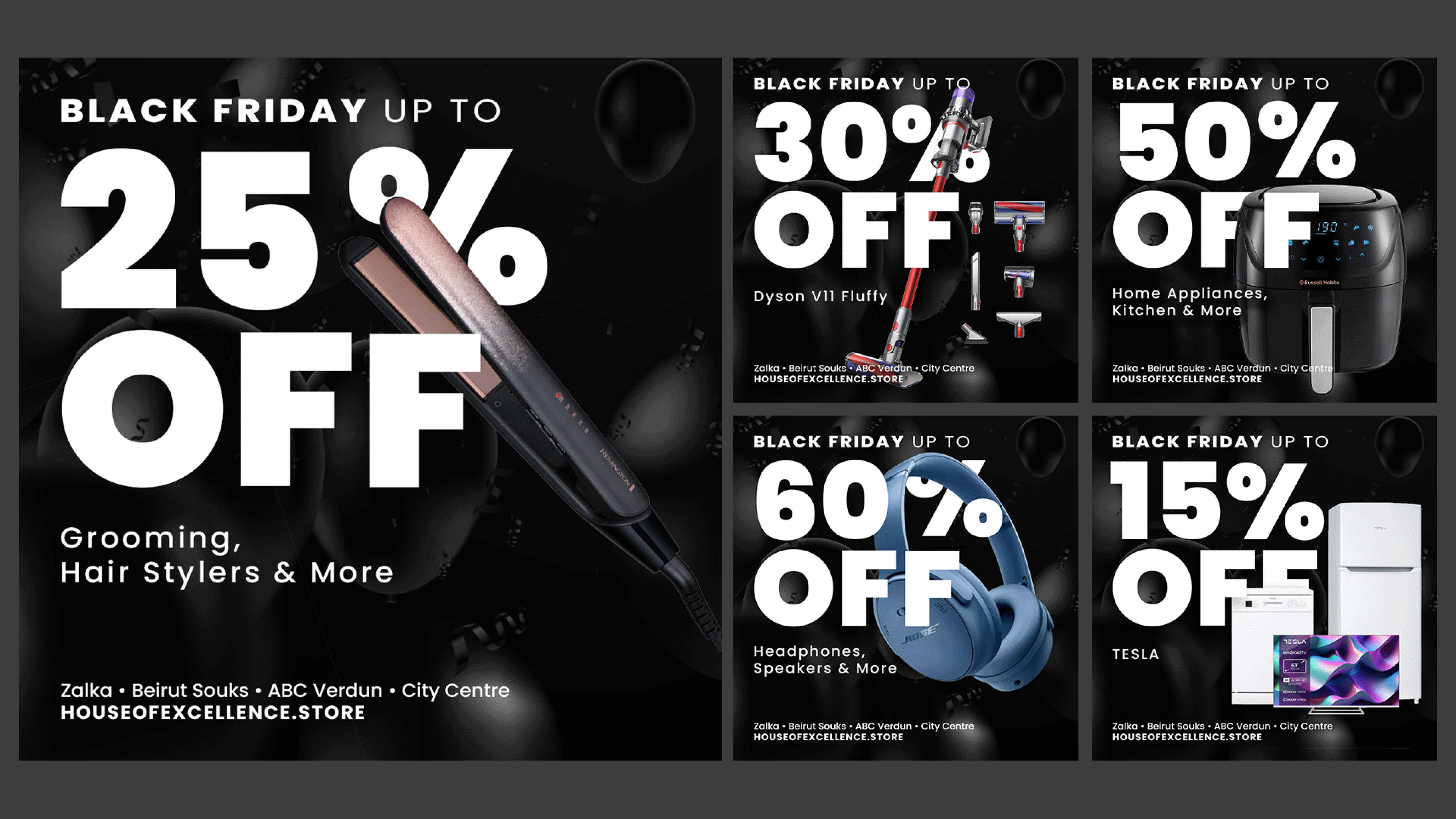 Antaki - House of Excellence - Black Friday 2025 Campaign Visuals - Spearhead Case Study