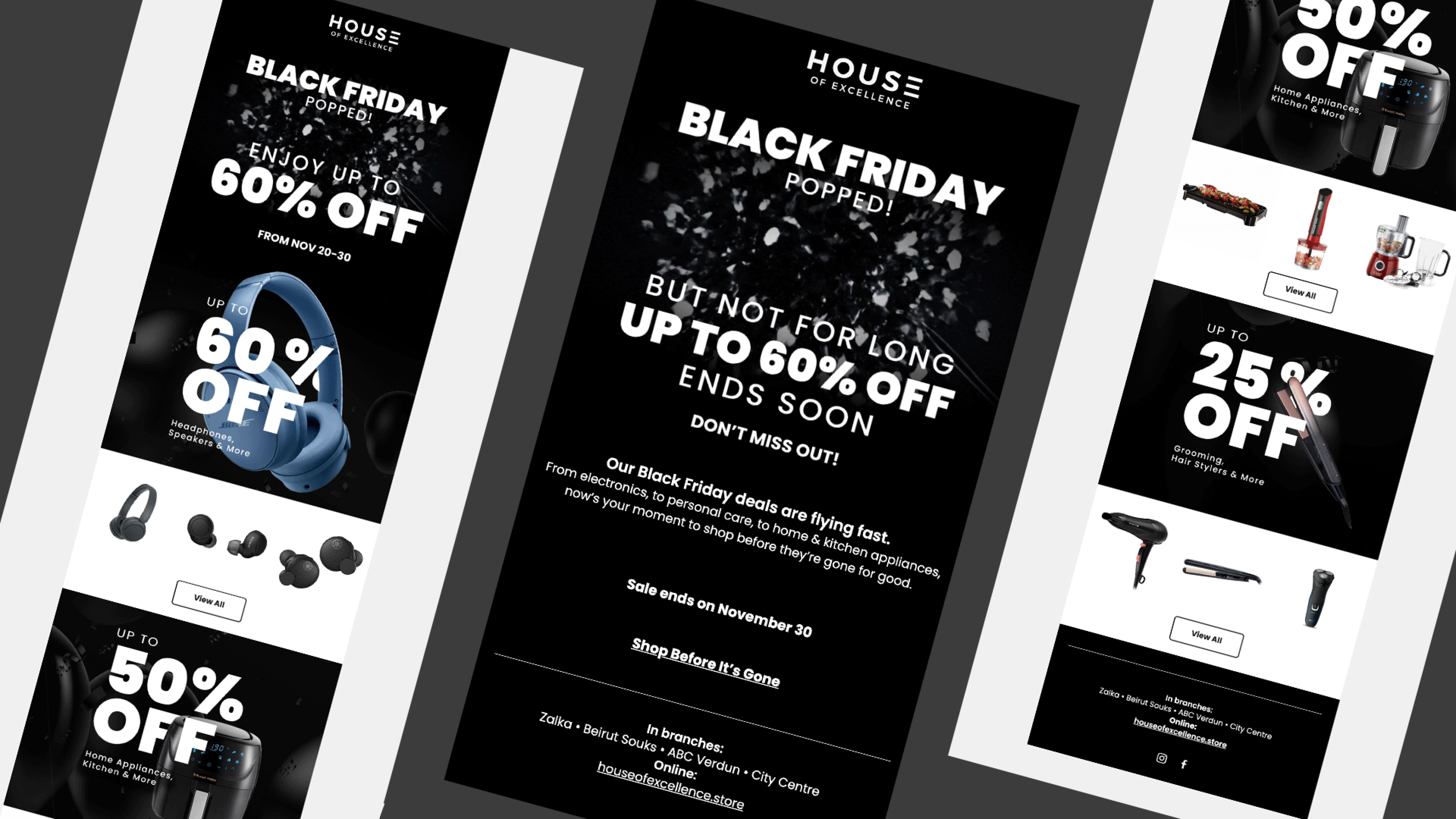 Antaki - House of Excellence - Email Marketing BF - Spearhead Case Study
