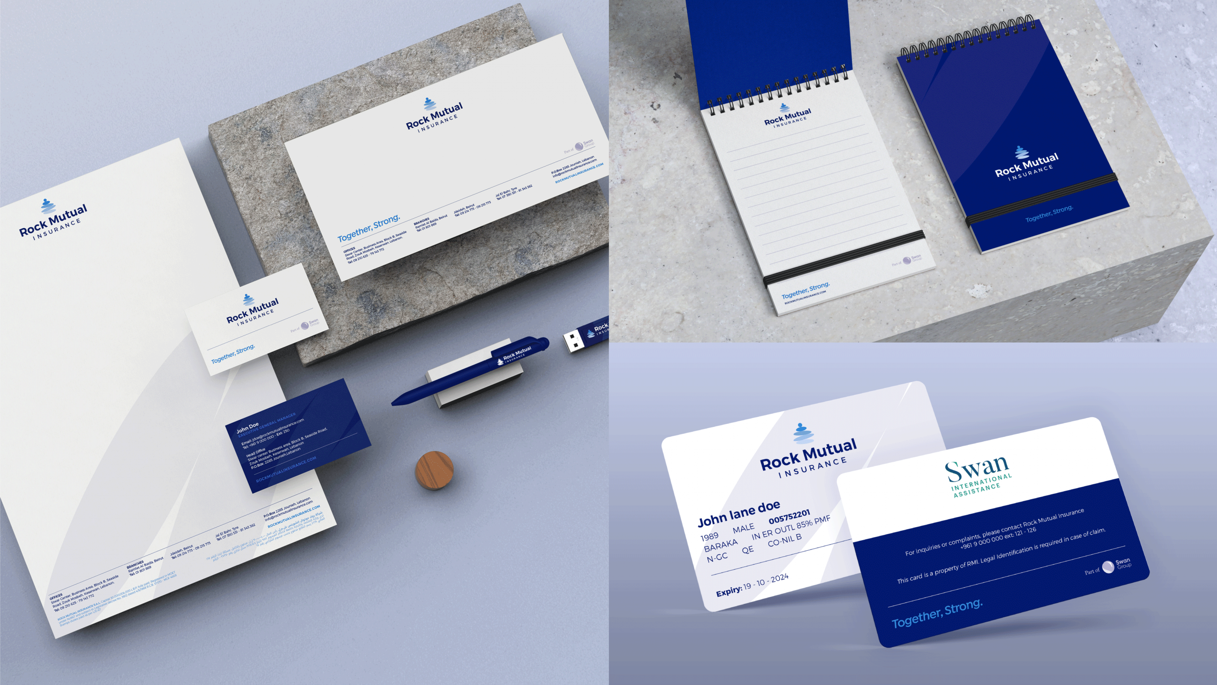 Stationery - ROCK Mutual Insurance | Case Study - Spearhead